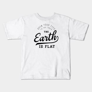 The Earth is Flat Kids T-Shirt